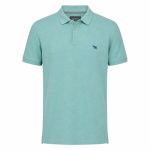 Rodd & Gunn Men's The Gunn Sports Fit Polo Shirt Mint Green Pique Cotton L